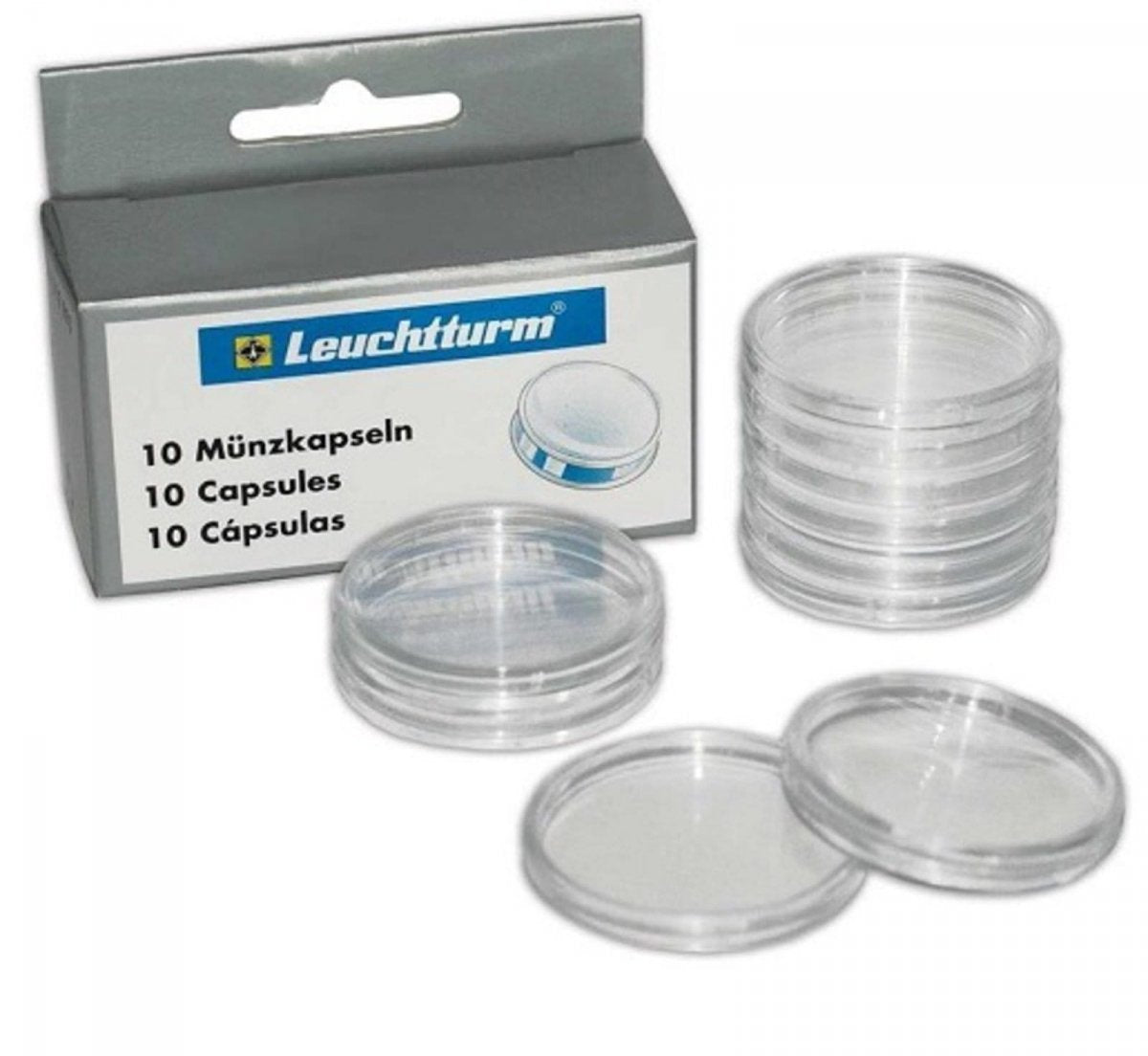 KAPSLE NA MONETY LEUCHTTURM 31 MM 10 SZT