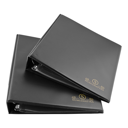 ALBUM KLASER NA ZNACZKI A4 40 STRON UNIWERSALNY CZARNY